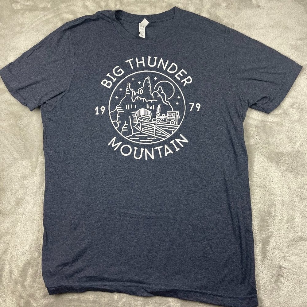 Disney Big Thunder Mountain Short Sleeve Tee Shirt Women's Large